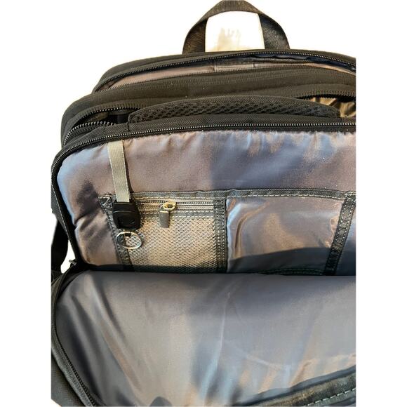 Target Clamshell Black Padded Computer Backpack - Picture 2 of 5